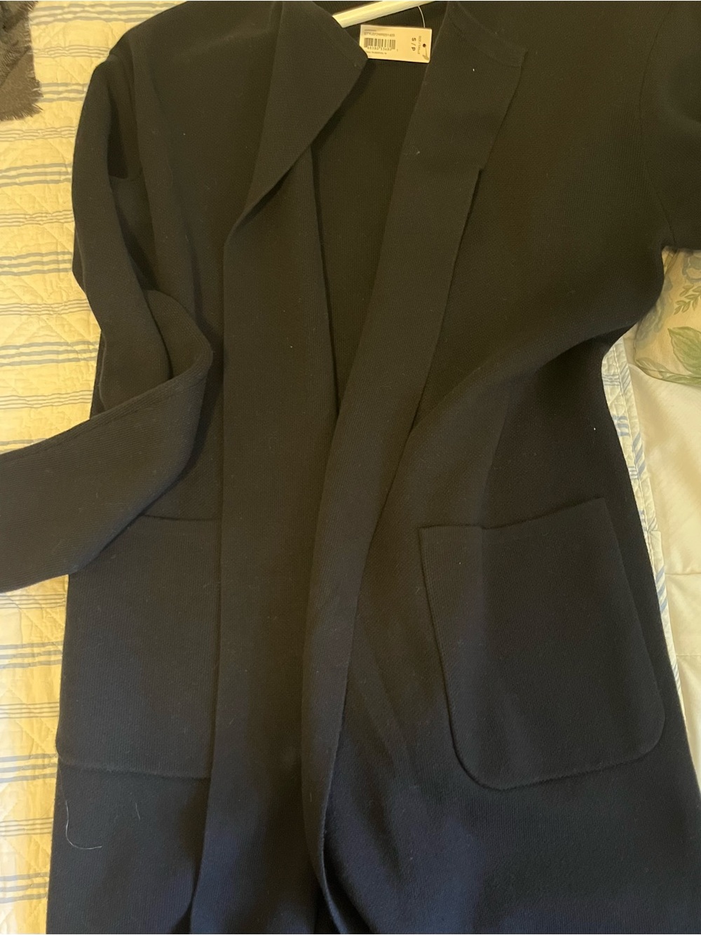NEW Joe Fresh Women’s Black Long Knit Open Cardigan Maxi (size: oversized small)